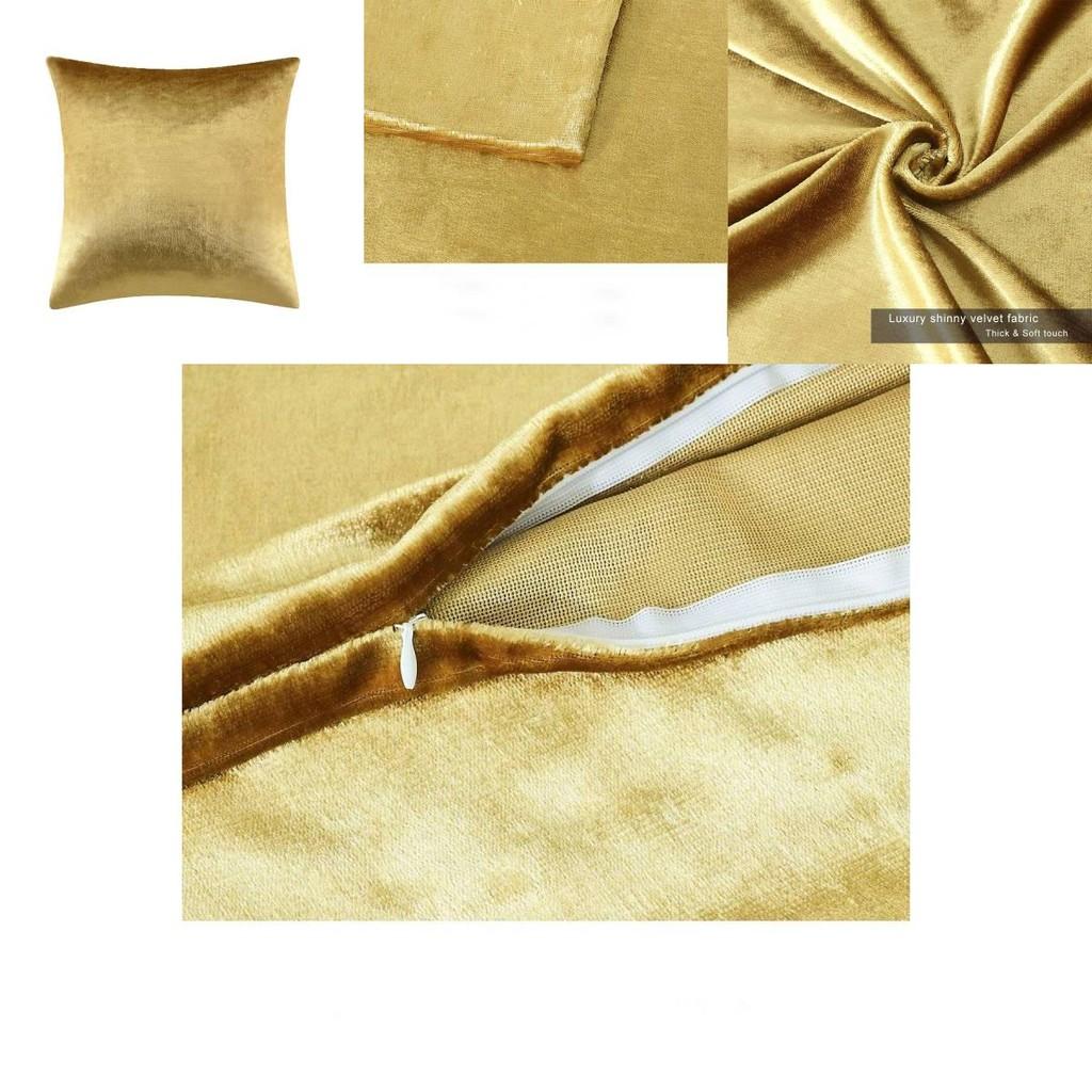 High-quality Polyester Velvet Cushion Cover Available In Various Sizes And Rich Color Options