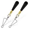 Fishing Swivel Float Connector Set: Italian Pin, Rubber Float Seat, and Copper Head Swivel Socket.
