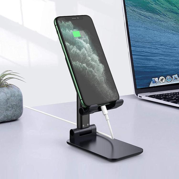 Portable 360 Degree Rotation Waterproof Adjustable Height ABS Aluminum Alloy Phone Holder Stand Aluminium Alloy чёрный
