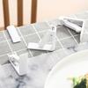 Table Cover Clamps 4 Piece Clip-On Plastic Holders for Dining Tables, Coffee Tables, Outdoor Meals and Home Use