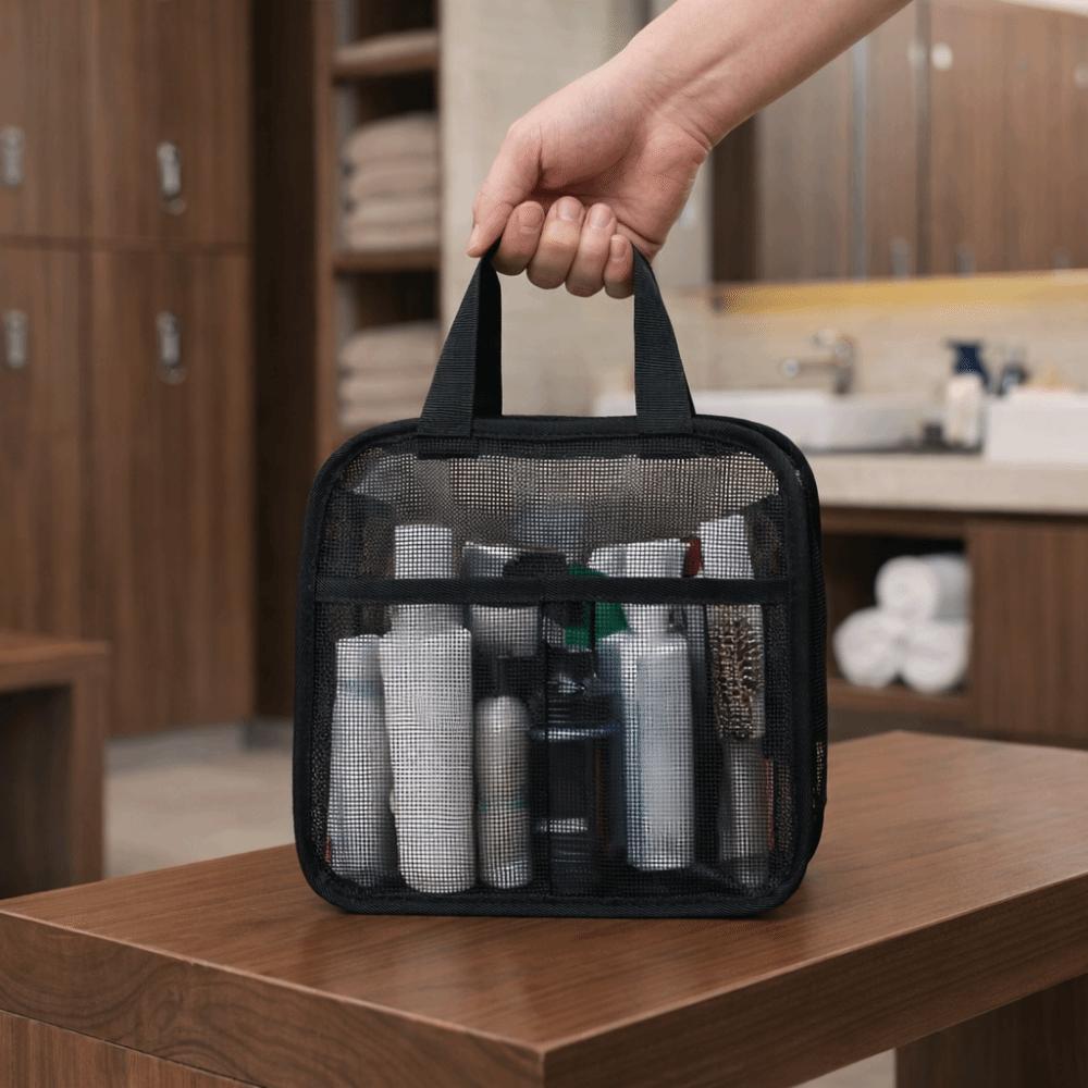 Large Capacity Makeup Pouch PVC Toiletry Storage Bag Simple Cosmetic Storage Bag Travel