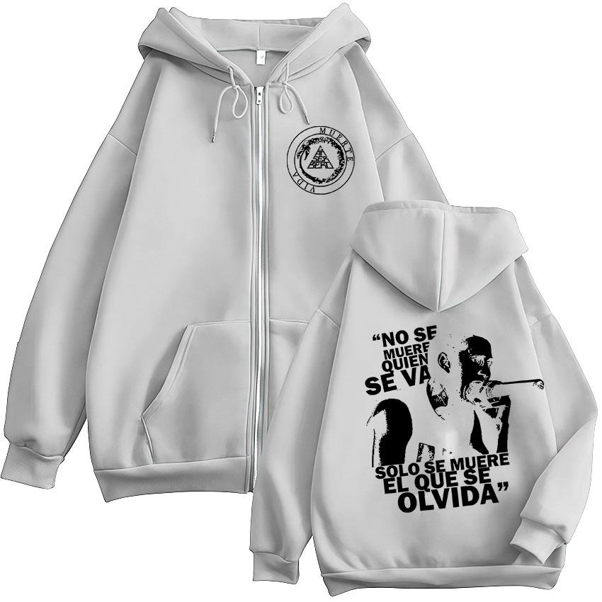 

Rapper Canserbero Tour Zipper Hoodie Men s Vintage Long Sleeve Oversized Sweatshirt Man Hip Hop Loose Fleece Clothing Hoody 3XL