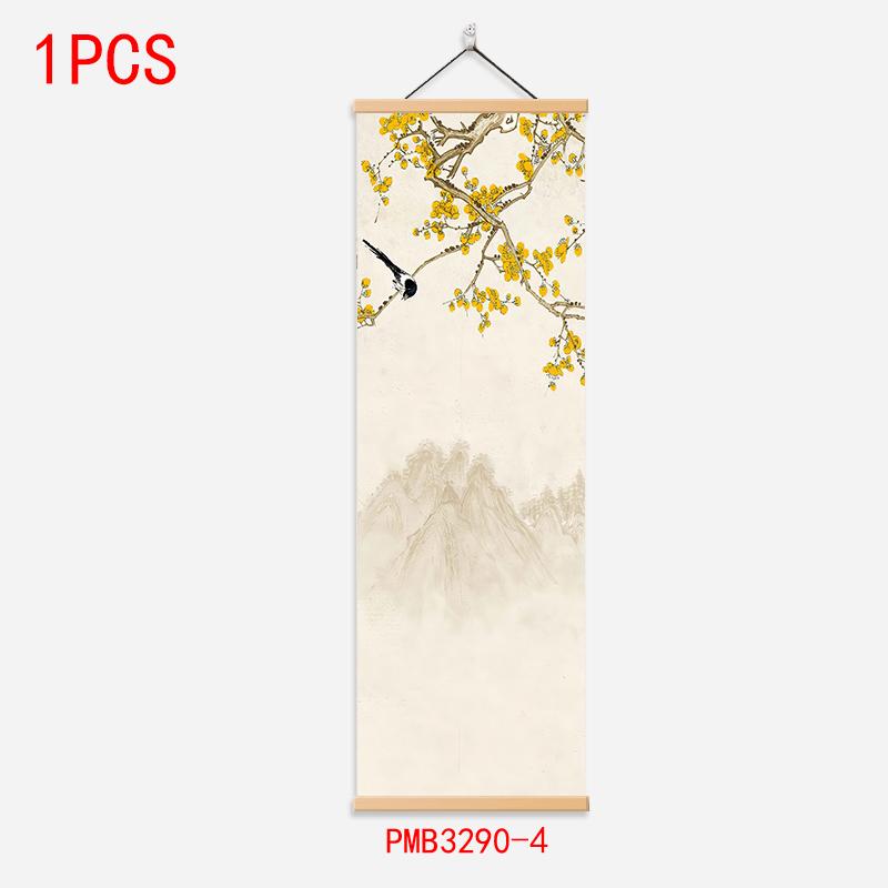 

Китайская традиционная пейзажная живопись традиционное классическое искусство картина для украшения дома плакат настенное искусство декор настенное искусство холст 21x60cm