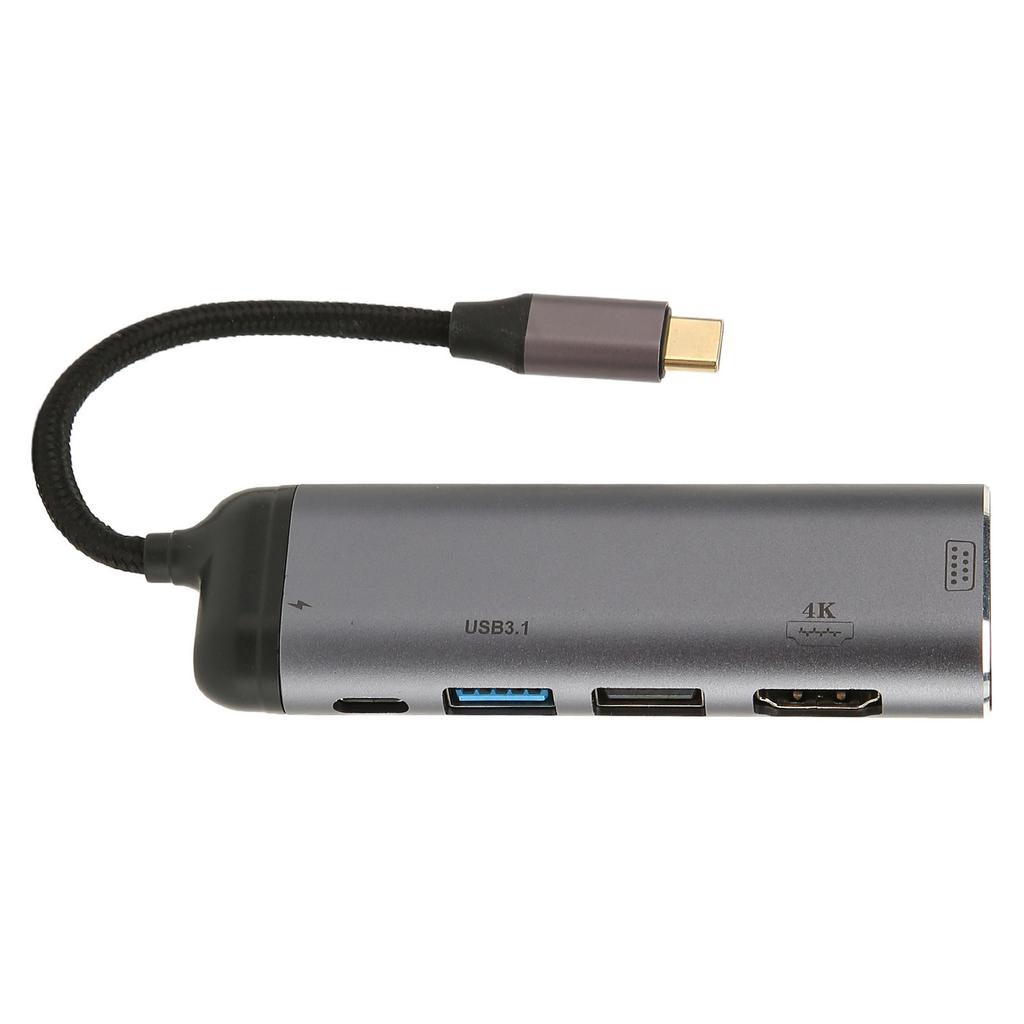 Type C Docking Station Multifunctional Type C to PD100W USB3.1 USB2.0 Type C2.0 4K Type C Hub for