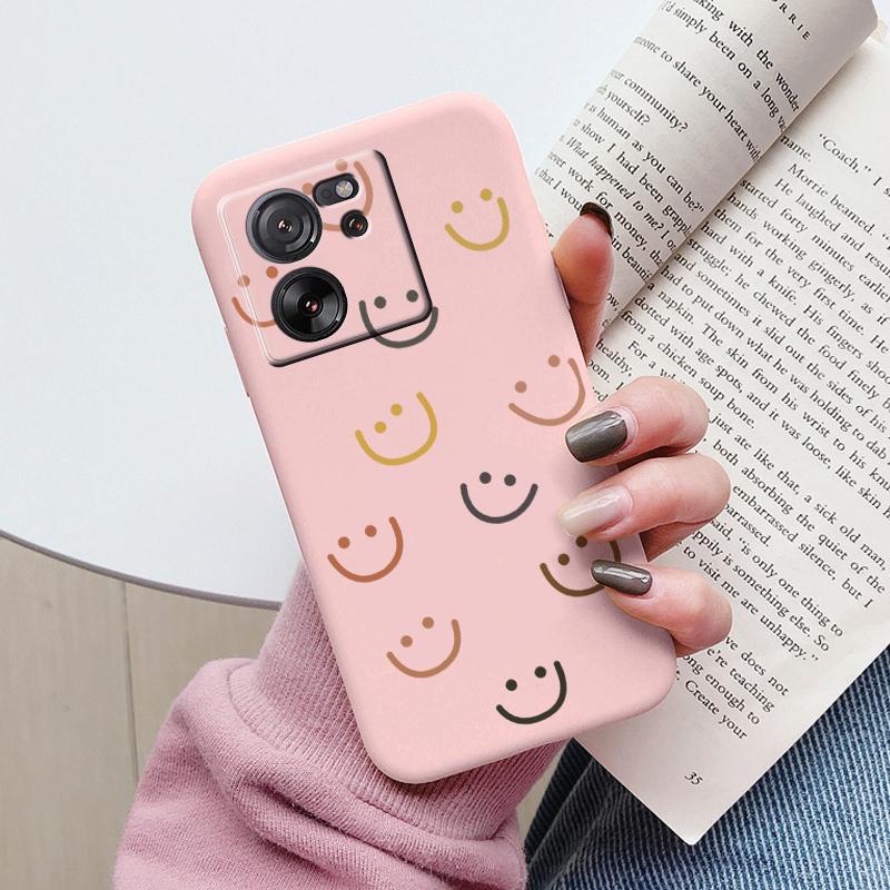 For Xiaomi 13T Pro Case TPU Soft Silicone Coque Flower Pattern Cartoon Painted Phone Cover For Xiaomi 13T Back Protection Capa