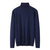 Brand Tagless Men's Cashmere High Collar Windproof Sweater - Warm & Versatile for Autumn/Winter