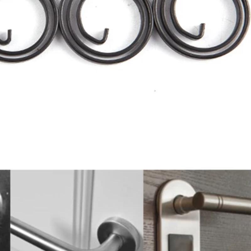 

5Pcs Replacement Spring For Door Knob Handle Lever Latch Internal Coil Repair Spindle Lock Torsion Spring Flat Section Thread one size