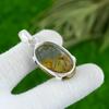 Natürlicher Polychromer Jaspis Edelstein Schmuck 925 Sterlingsilber Anhänger für Frauen