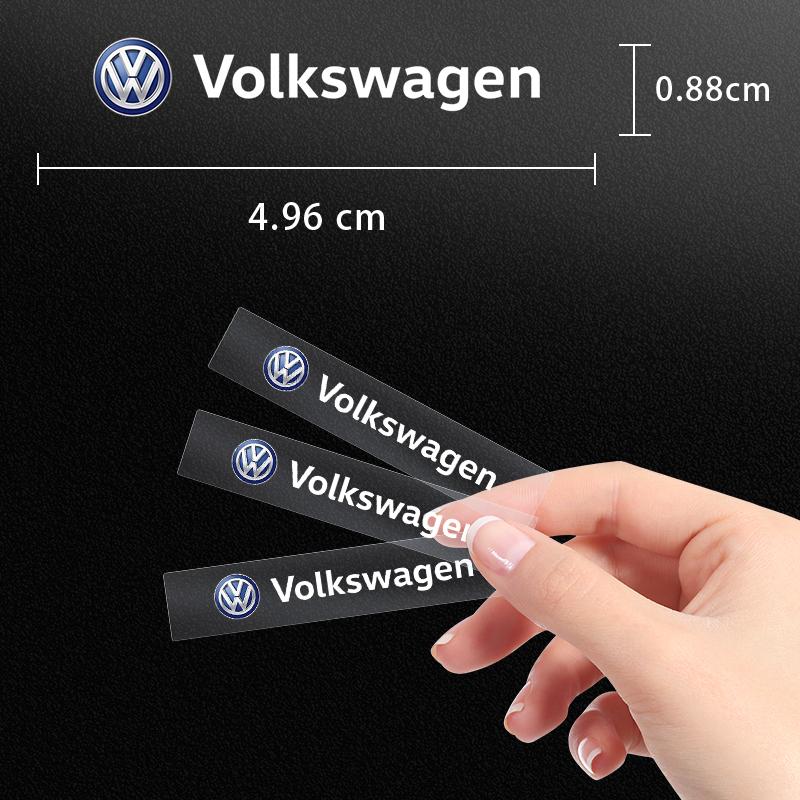 2/5/10Pcs Car Interior Random Stickers Car Steering Wheel Emblem Styling for Volkswagen R Line Tiguan Bora Jetta Golf Magotan Sharan Passat CADDY