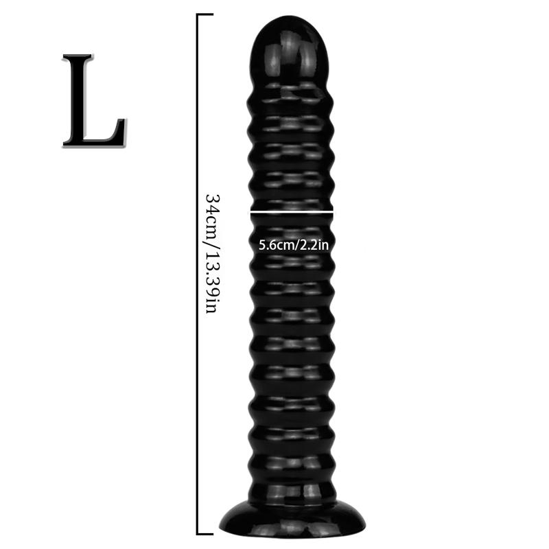 Plug Anal Largo Dildo Masajeador de Próstata Masturbador para Hombres Mujeres