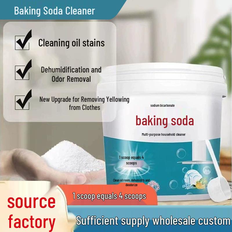 Multi-Purpose Stain Remover: Baking Soda Powder for Laundry, Shoes, and Kitchen Cleaning
