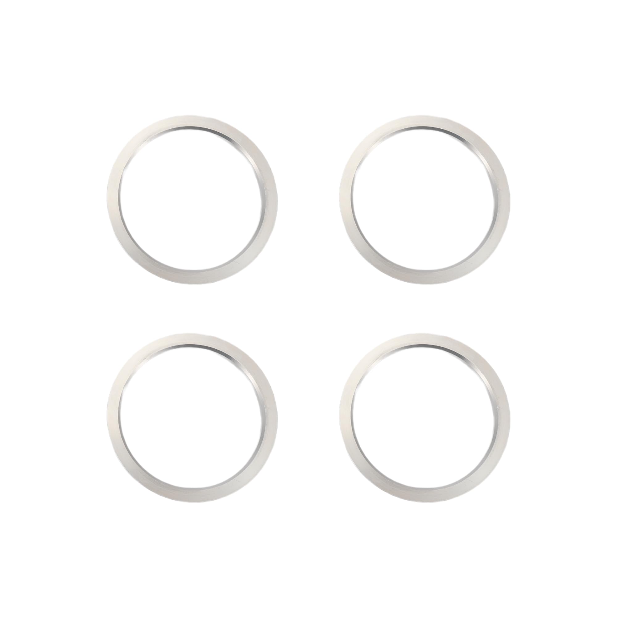 

INFINAUTO Hub Centric Rings, 110mm OD x 67.1mm ID, Aluminum Alloy, Silver Tone, Car Wheel Hub Rings, 4 Pieces