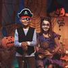 12 szt. Kapelusz Kapitana Pirata z Nadrukiem Czaszki Opaska na Oko Dzieci Dorosły Halloween Party Cosplay Kostium Czapka Dekoracja Rekwizyty Urodziny Dzieci