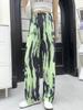2023 Women's Plus Size Summer Rayon Nine-Point Casual Wide-Leg Pants
