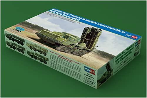 Hobby Boss 1/72 Fighting Vehicle Series Russian 9A52-2 Smerch-M Multiple Rocket Launcher Plastic Model Kit 82940