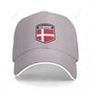 Multifunction Denmark Flag Shield Sandwich Baseball Cap Unisex Sports Casual Caps Golf Hat Fishing Outdoors
