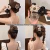 Elegant Rhinestone Sun Flowers Hair Clip Fashion Ponytail Hair Claw For Women Girls Sweet Fashion Hair Accessories Gifts