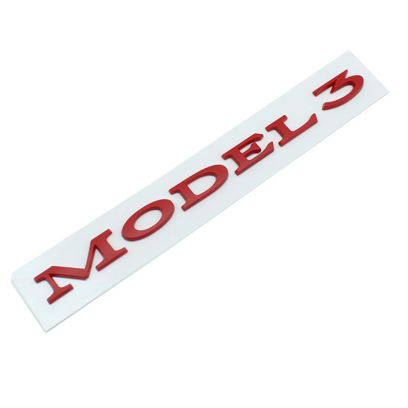 3D ABS Tesla Model 3 XSY DUAL MOTOR Spacex Logo Auto Buchstabe Heckklappe Kofferraum Aufkleber Emblem Abzeichen Aufkleber Aufkleber