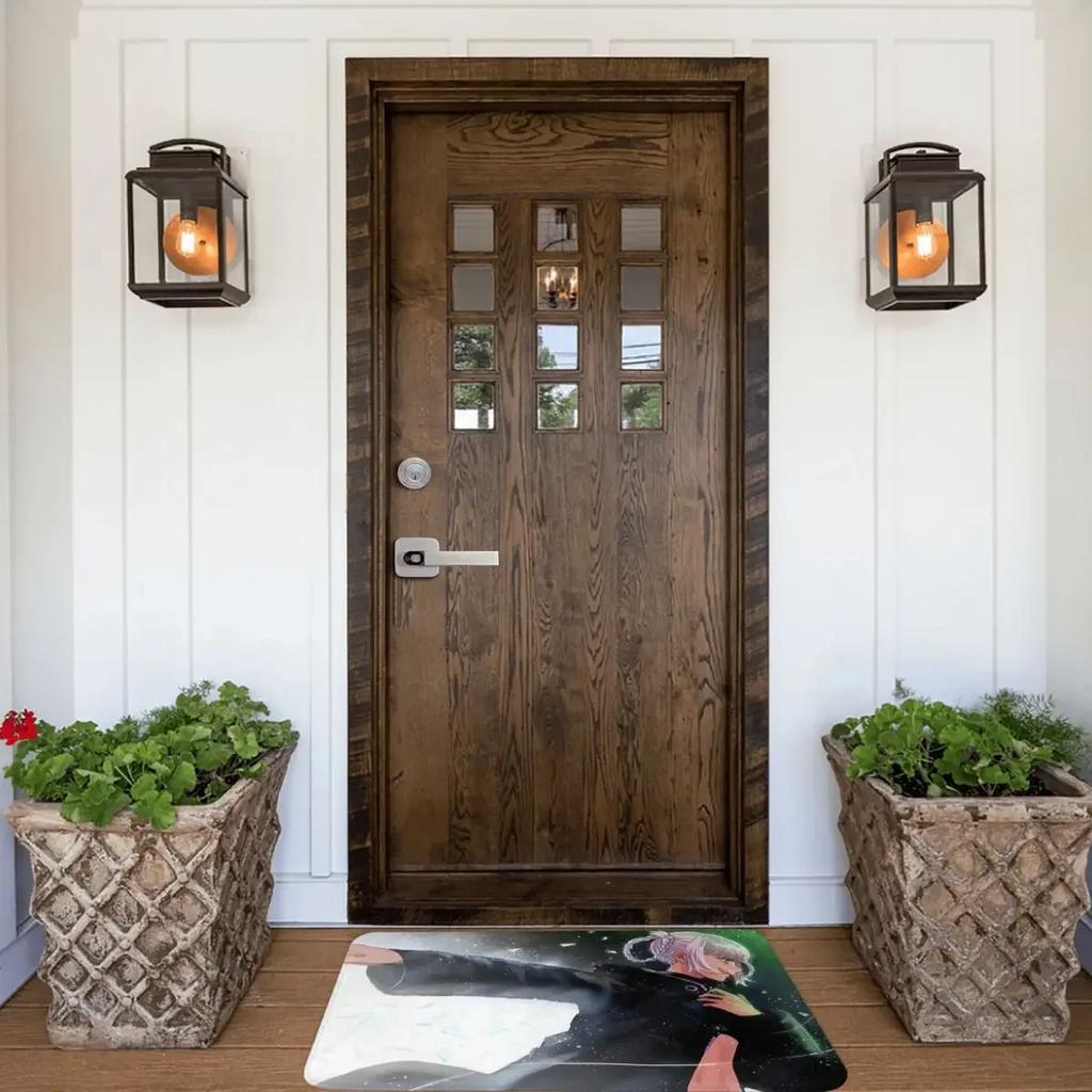 Call of The Night Anime Nazuna Nanakusa Non-Slip Carpet Cool Girl Doormat Living Room Bathroom Mat Welcome Decoration Rug