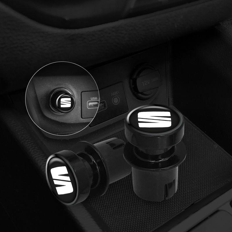 bzdf9 Car Cigarette Lighter Decoration Cover Cigarette Lighter Dust Plug For Seat FR Leon Ibiza Altea Exe 5f Mk2 Mk3 TARRACO Accessory