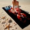 Ultra-Soft Beach Towel with ACDC Theme,Ideal for Pool - Camping, Diving - Perfect Travel Essential, Vibrant Beach Towel.