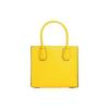 Michael Kors MK Mercer Solid Color Vintage Lock Commuter French Logo Leather Accordion Handbag Women Handbags Bright-Yellow 30F6GM9M2L-719