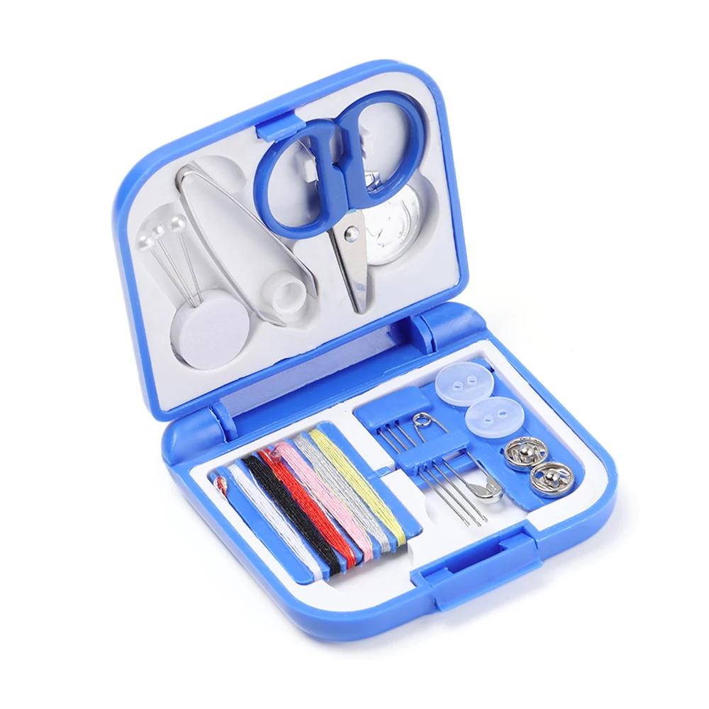 Mini Travel Sewing Kits Portable Multi-function Needle Sewing Box Storage Case Handwork Sewing Accessories Sewing Tools