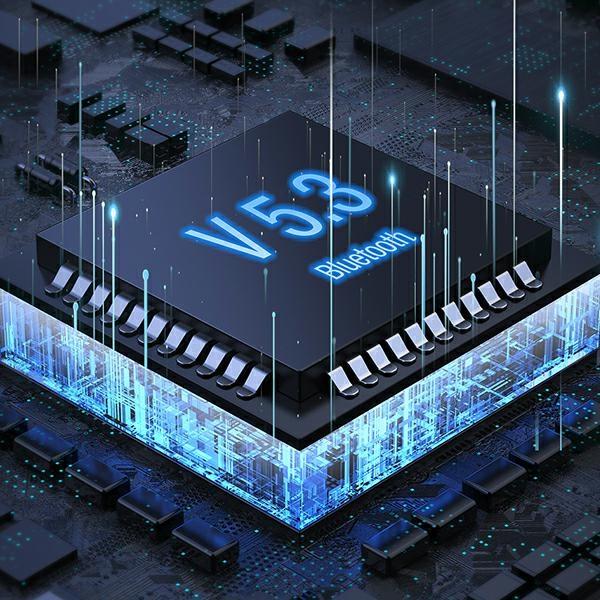 Awei Headphones Bluetooth 5.0 T23 Tws+ Docking Station Gaming Black/Black