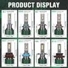 4PCS H7 Canbus LED Headlight High Power Canbus Turbo Lamp with External Drive 6000K Car Light DC12V