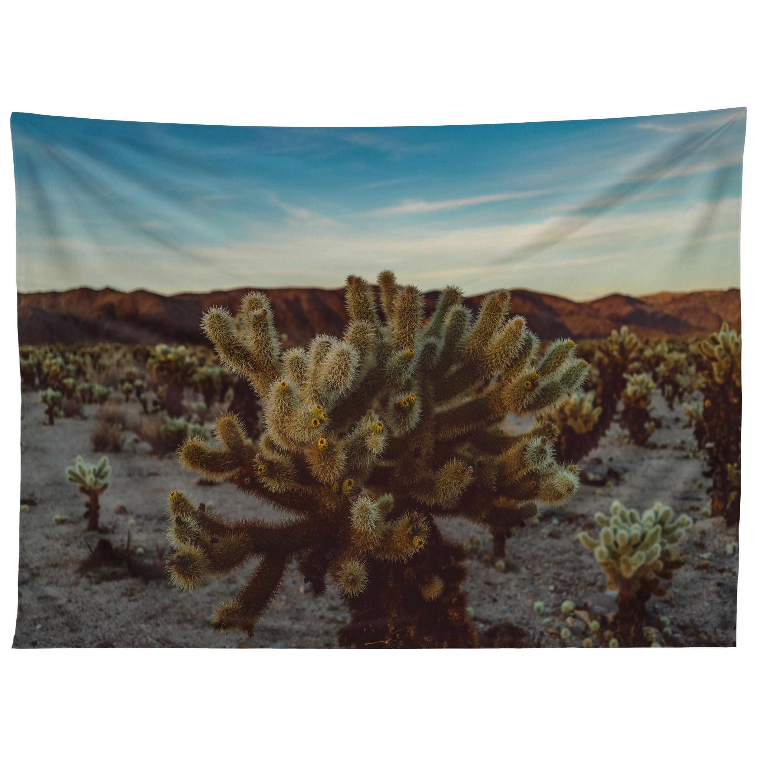 CHOLLA CACTUS GARDEN X tapestry 75x100