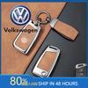 Per VOLKSWAGEN VW Lega di Zinco Pelle Custodia Portachiavi Auto Copertura Guscio Borsa Per Volkswagen VW Polo Golf 7 MK7 Tiguan Touran Passat Lav