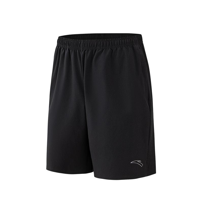 Anta Running Series Solid Color Simple Versatile Soft Five-Point Casual Shorts Men shorts 152635508-3 S