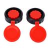 2pcs Eye Wash Spray Nozzle ABS M18 Eyewash Spray Head for Factory Office Home Red