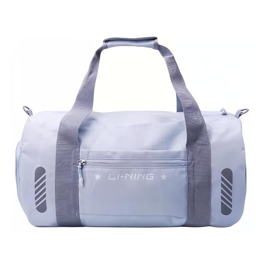 Li Ning Polyester Travel Bag Unisex Light Frost Blue ABLT071-2
