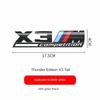 Car Trunk Badge Emblem Thunder Edition Sticker for BMW M 1m 2m 3m 4m 5m 6m 7m 8x1m X2M X3M X4M X5M X6M X7M X5 SX6H