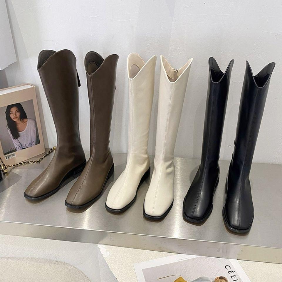 Women's Over-the-Knee Martin Boots: Slimming High Knight Boots for Autumn and Winter