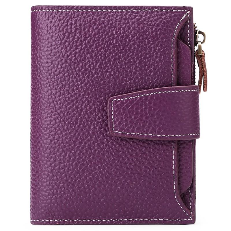 FALAN MULE Women s Wallet Short Lychee Pattern Multi-purpose Change Purse Driver s License 13x10x3cm