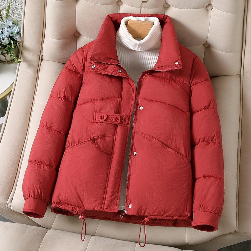 Women's cotton-padded clothes, autumn and winter short thin and warm casual cotton-padded jackets, small bread clothes, and jackets are trendy.