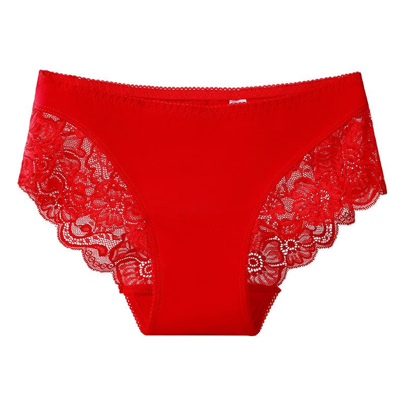 Lady Summer Sexy Lace Hollow Out No Trace Breathable in Low Thong Underwear