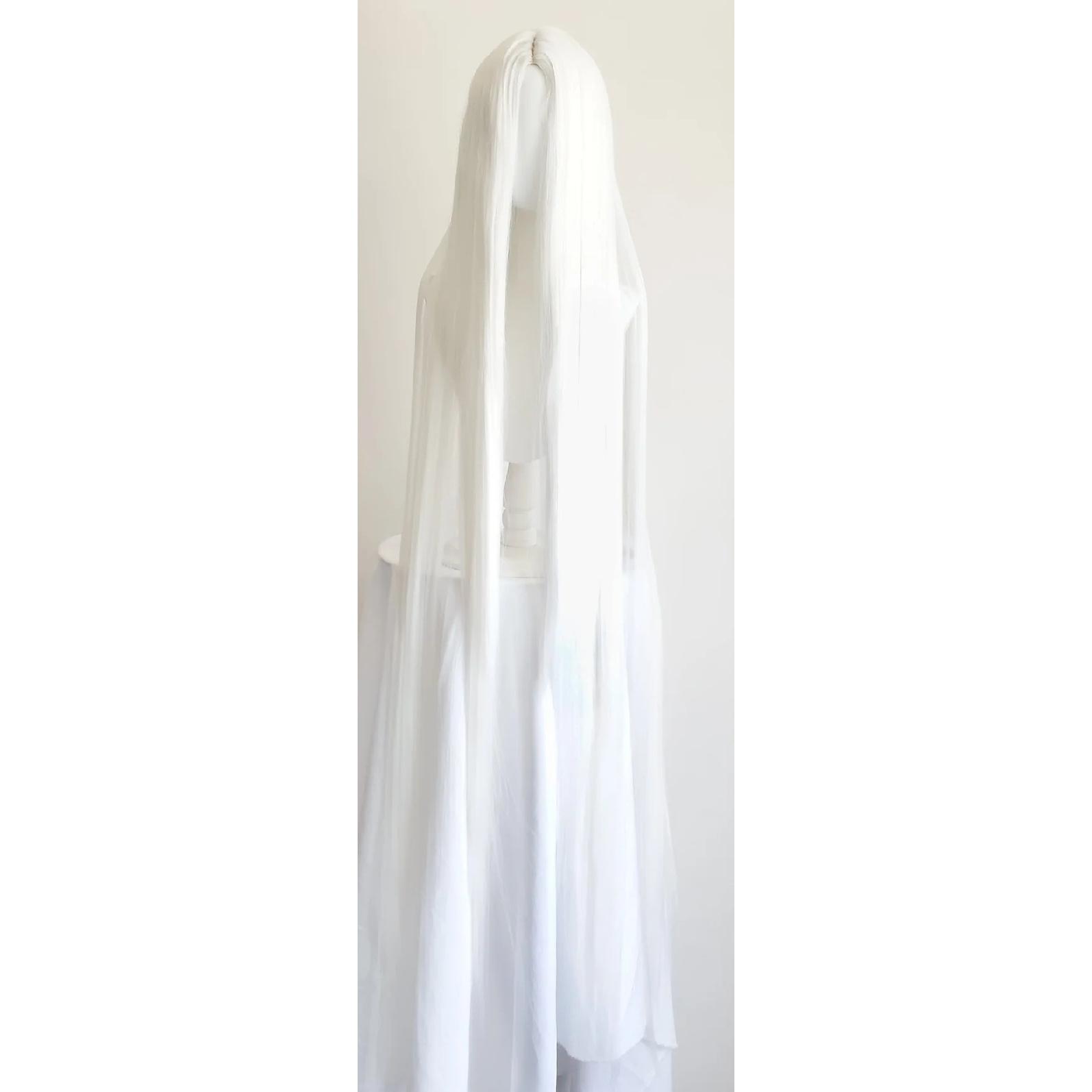 150cm wig Extra-long black and white