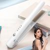Cordless Hair Iron with Curling Straightening 4 Temperature 30s Fast Automatic Power Activation Rechargeable Hair for Business and Travel & Plates,