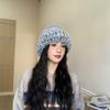 Women's New Warm Plush Knitted Hat Korean Style Trendy and Versatile Face Protecting Small Windproof Ear Protecting Wool Hat