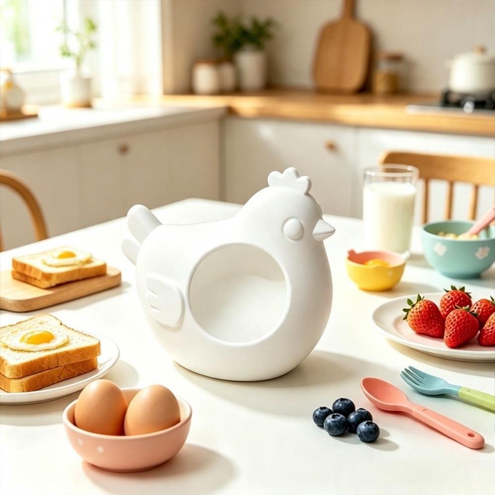 Exquisite 3D Printed Egg Box Cartoon Chick Egg Dispenser Tabletop Decoration