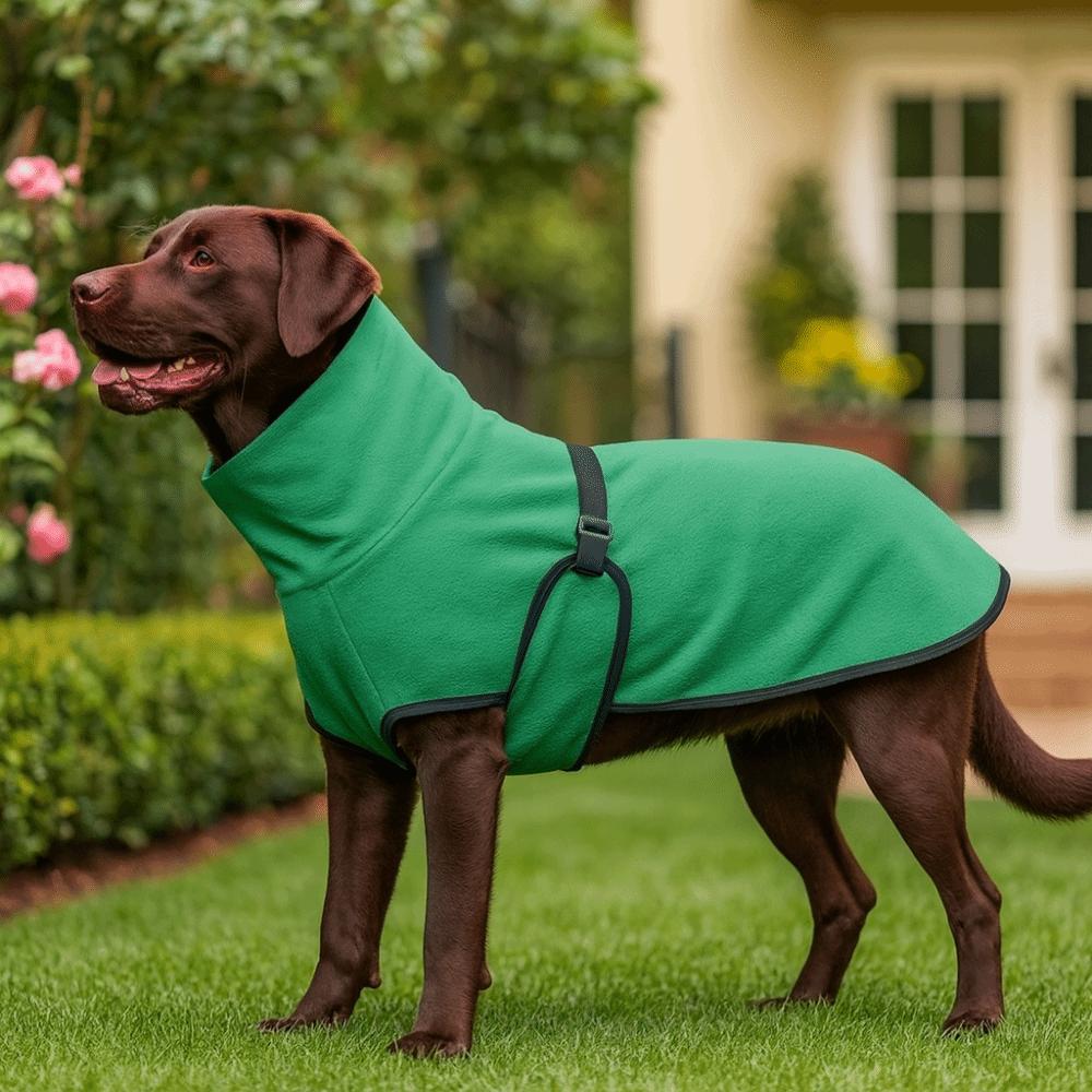 Warm Dog Anxiety Vest Windproof Dogs Calming Jacket Solid Color Pet Vest Coat  Walking