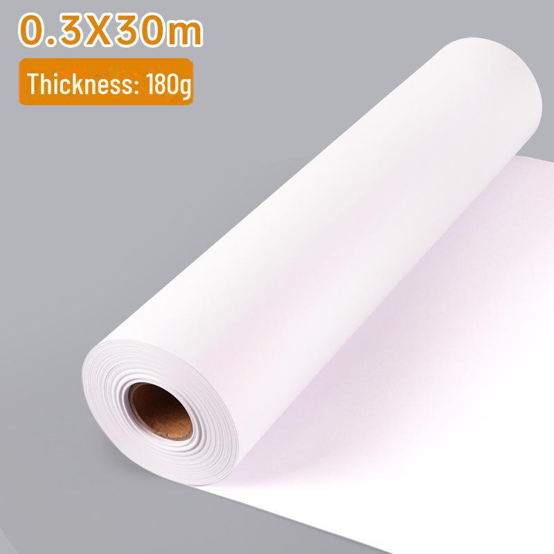 Extra Long Children's Drawing Paper Roll - Large White Canvas for Painting