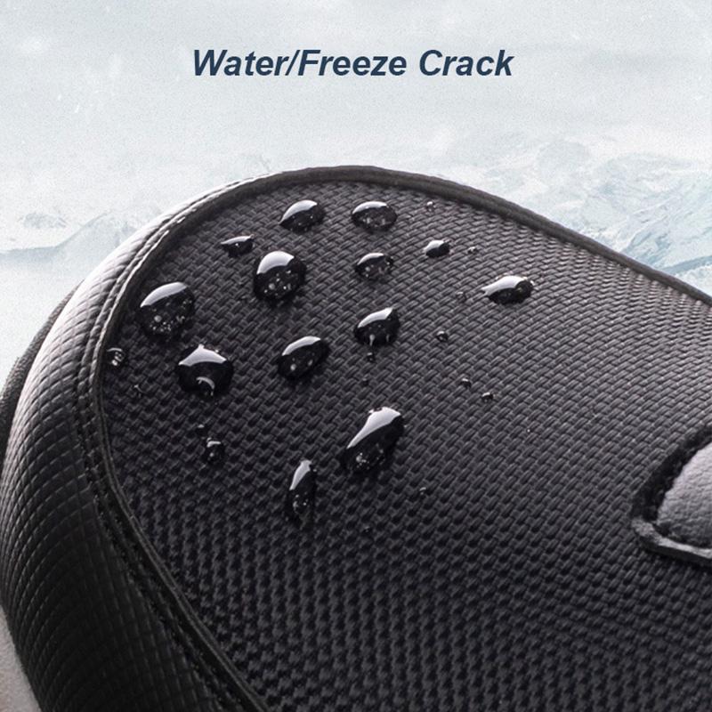 Herrenstiefel Outdoor Schneeschuhe Leichte High Top Schuhe Wasserdichte Frostrissstiefel Plüsch Warm Halten Gummi Witer Herrenschuhe