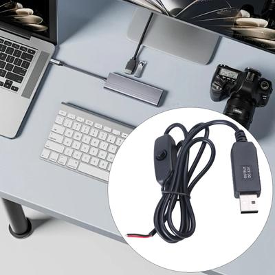 USB-Netzkabel 2-Pin USB 2.0 Stecker Drahtverbinder DIY Datenlade-Verlängerungskabel