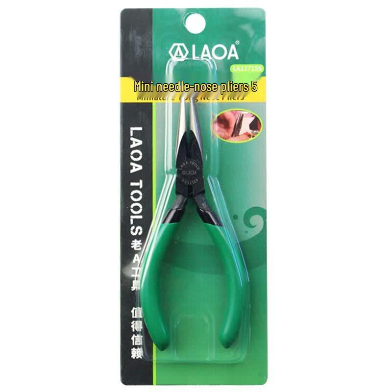 LAOA Mini Toothless Needle Nose Pliers