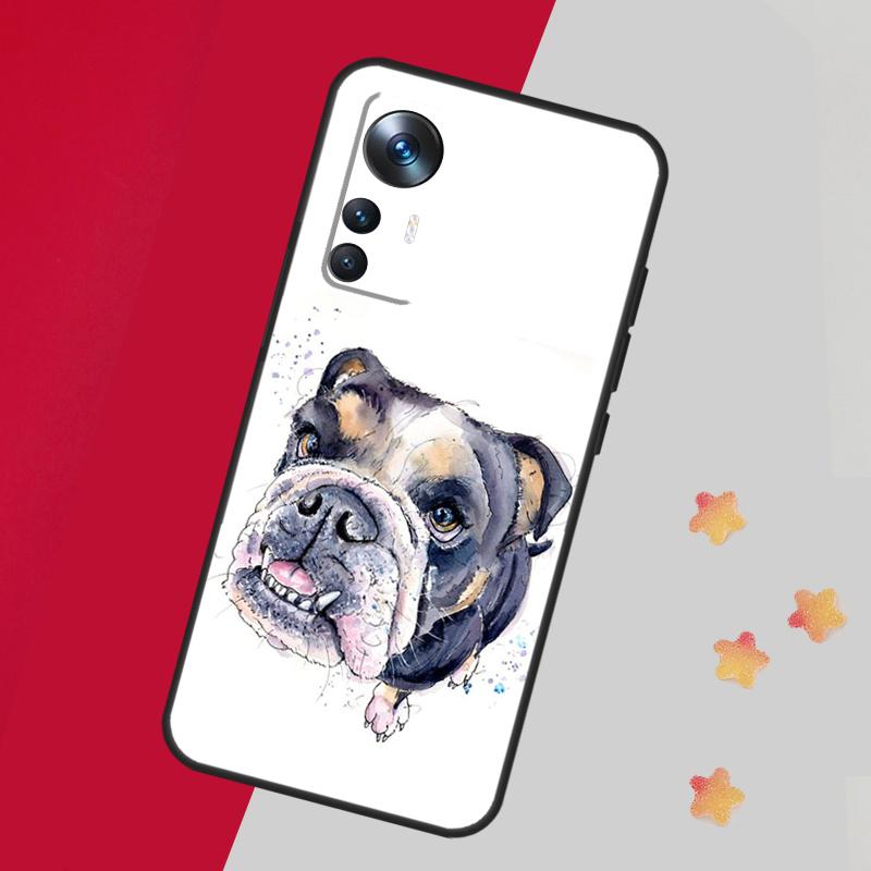 British Bulldog Case For Xiaomi 14 13 15 Ultra 11T 12T 13T 14T Pro Cover For POCO X7 Pro X3 X5 X6 F5 F6 F7