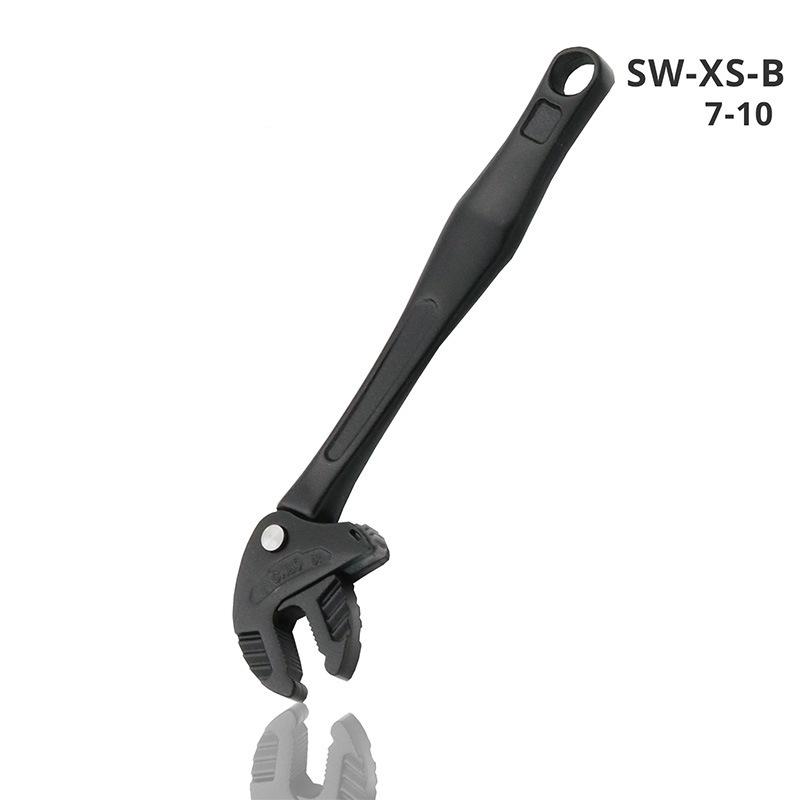 1Pcs Quick-Adaptive Ratchet Wide Jaw Adjustable Tool Heavy-Duty Industrial Crab Claw Wrench For Automotive Repair And Plumbing